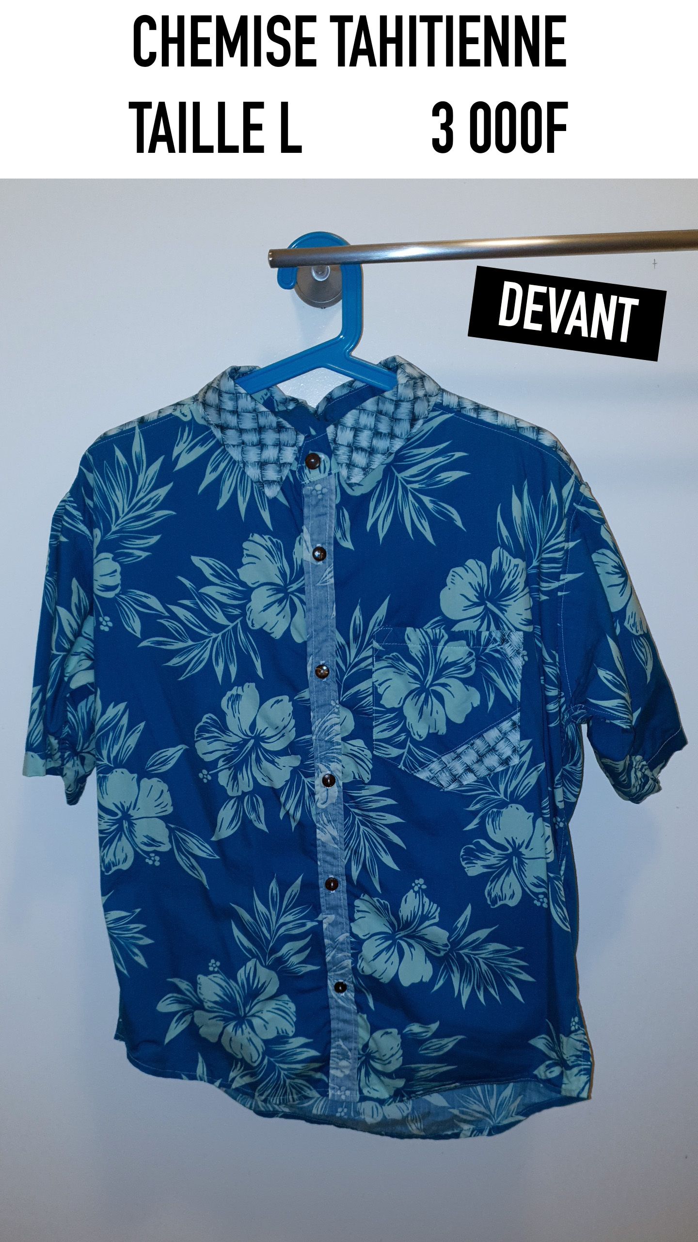 chemise tahitienne